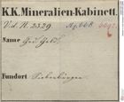 Etiketten zu Gold Gediegen (NHMW-MIN-Aq668)
